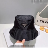 Affordable Price Prada Nylon Bucket Hat 061302 Black 2023