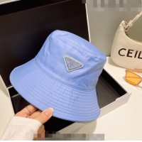 Super Quality Prada Nylon Bucket Hat 061302 Light Blue 2023