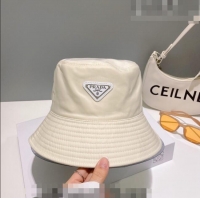 Super Quality Prada Nylon Bucket Hat 061302 Light Beige 2023