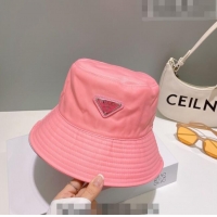 Grade Quality Prada Nylon Bucket Hat 061302 Pink 2023