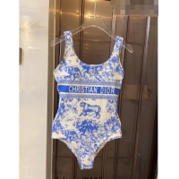 ​Unique Grade Dior Toile de Jouy Swimwear 0613 Light Blue 2023