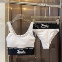 Super Quality Celine Swimwear 0613 White/Black 2023