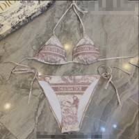 Inexpensive Dior Toile de Jouy Two Pieces Swimwear D3116 Pink 2023