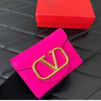 Buy Cheapest VALENTINO Calfskin Wallet 4138 rose