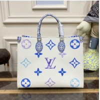 Top Quality Louis Vuitton OnTheGo MM M22975 blue