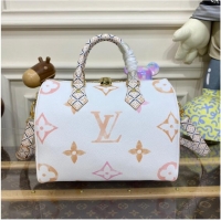 Cheapest Louis Vuitton Speedy Bandouliere 25 M23073 Beige