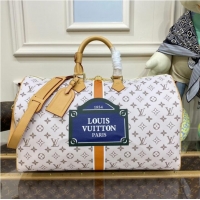 Good Product Louis Vuitton Keepall Bandouliere 50 M41416 White