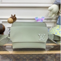 Classic Cheapest Louis Vuitton Fastline Messenger M22611 lighy green