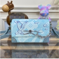 Buy Cheap Louis Vuitton Steamer Wearable Wallet M22637 Crystal Blue