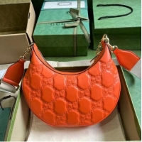 Unique Grade Gucci GG MATELASSE SMALL SHOULDER BAG 739709 orange