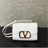 Unique Discount VALENTINO LOCO calf leather mini 0167 white