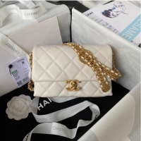 Top Quality Chanel SMALL FLAP BAG AS3984 White