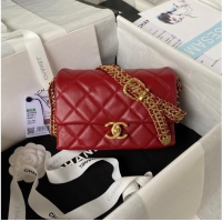 Hot Sell Discount Chanel SMALL FLAP BAG AS3984 Red