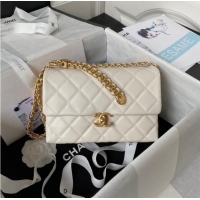 Unique Grade Chanel SMALL FLAP BAG AS3994 White