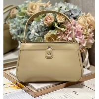 Best Price MEDIUM DIOR KEY BAG Apricot Box Calfskin M1843OBEQ