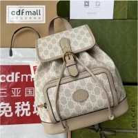 Buy Inexpensive GUCCI BACKPACK WITH INTERLOCKING G 674147 White