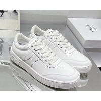 Duplicate Celine Tennis Sneakers in Calfskin Leather White 524109