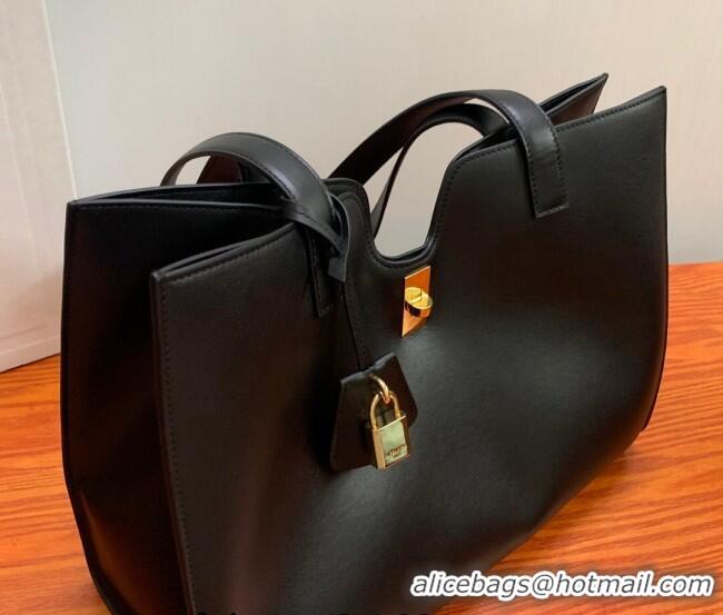 Top Grade Celine Cabas 16 Tote Bag in Smooth Calfskin 112583 Black 2023