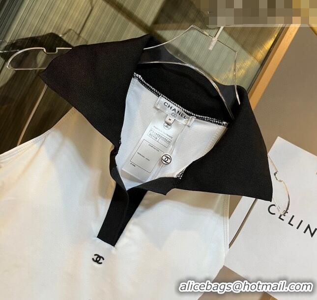 ​Famous Brand Chanel Swimwear 062801 White/Black 2023