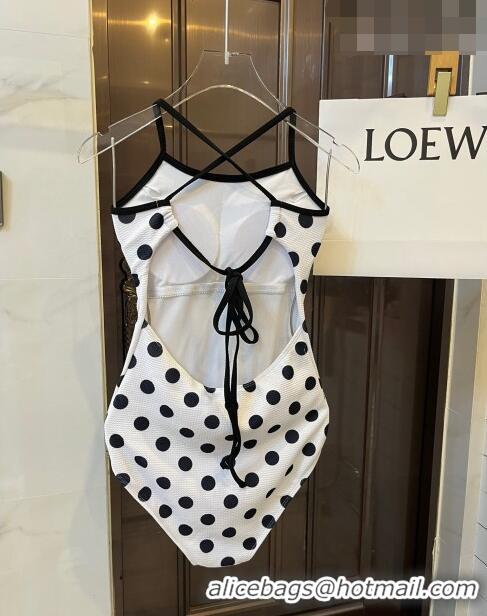 ​Top Quality Chanel Swimwear 062802 White/Black Dots 2023