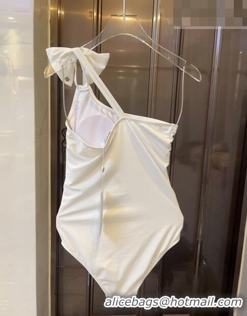 ​Buy Inexpensive Chanel Swimwear with Bow 0628 White 2023