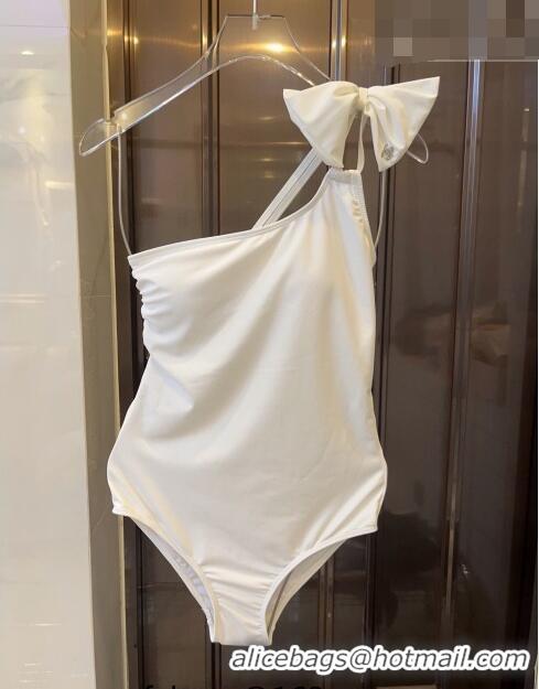 ​Buy Inexpensive Chanel Swimwear with Bow 0628 White 2023