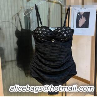 ​Traditional Specials Chanel Swimwear Pleated 0628 Black 2023