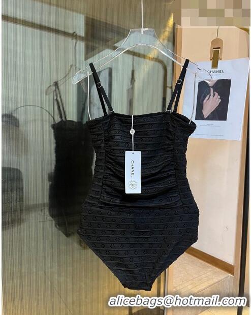 ​Traditional Specials Chanel Swimwear Pleated 0628 Black 2023