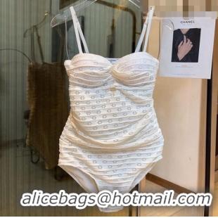 Low Price Chanel Swimwear Pleated 0628 White 2023