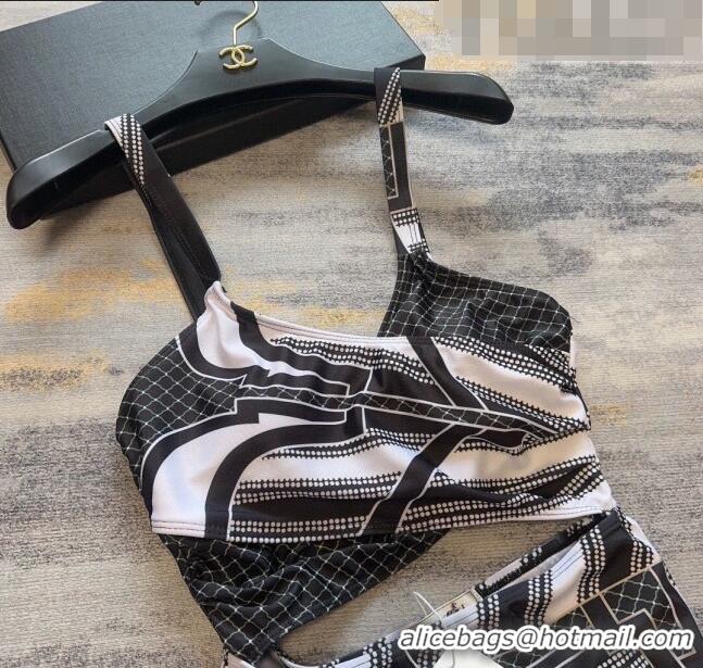 ​Top Quality Hermes Swimwear 0628 Black/White 2023