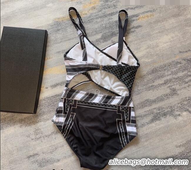 ​Top Quality Hermes Swimwear 0628 Black/White 2023