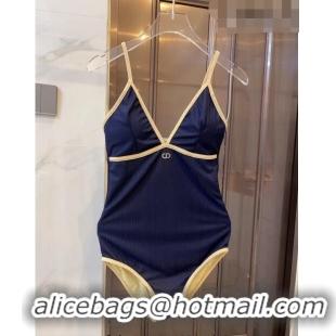 ​Unique Style Dior Swimwear 0628 Dark Blue/Beige 2023