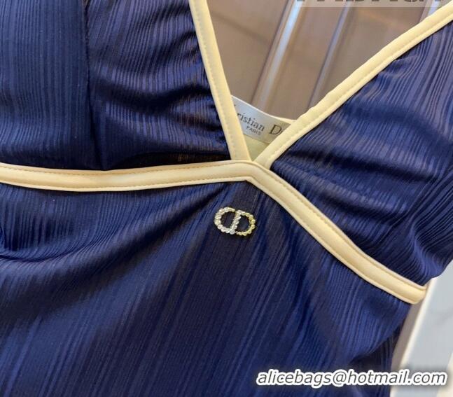 ​Unique Style Dior Swimwear 0628 Dark Blue/Beige 2023