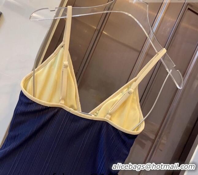 ​Unique Style Dior Swimwear 0628 Dark Blue/Beige 2023