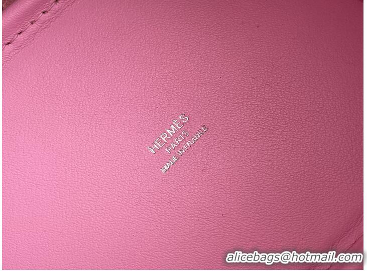 Low Cost Hermes Mini Picotin 14 Lock Bags Original Swift Leather PL5302 Flower Pink