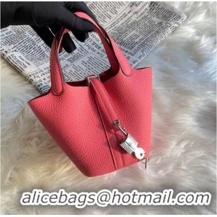 Traditional Specials Hermes Mini Picotin 14 Lock Bags Original Togo Leather PL5302 Rose