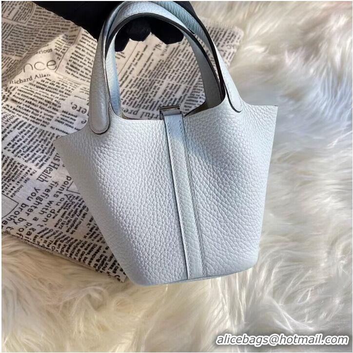 Discount Hermes Mini Picotin 14 Lock Bags Original Togo Leather PL5302 White