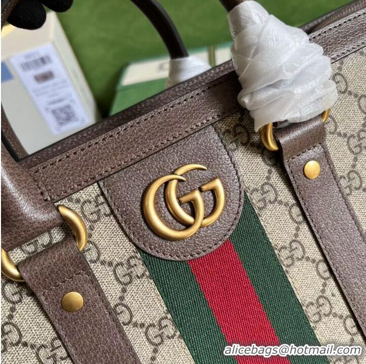 Top Design Gucci Ophidia GG Supreme Original Leather Bag 724665 Brown