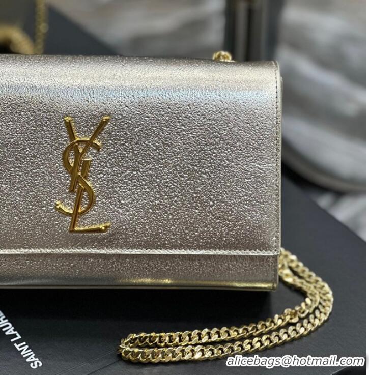 Inexpensive SAINT LAURENT KATE CHAIN WALLET 742833 Light gold