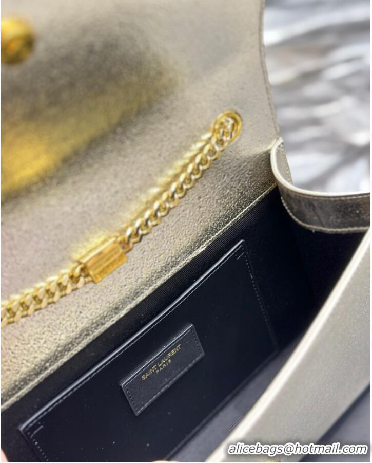 Inexpensive SAINT LAURENT KATE CHAIN WALLET 742833 Light gold