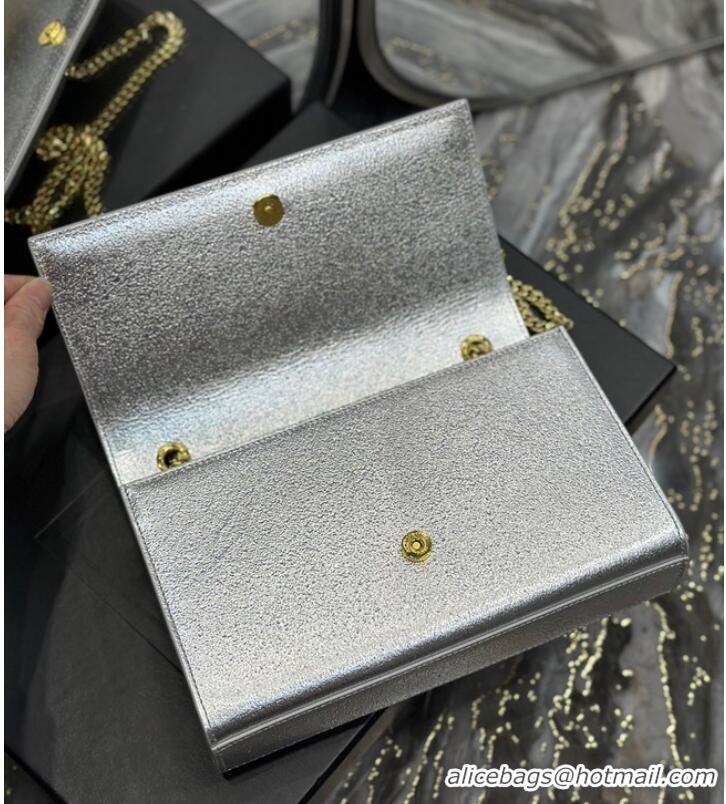 Best Price SAINT LAURENT KATE CHAIN WALLET 742833 Silver