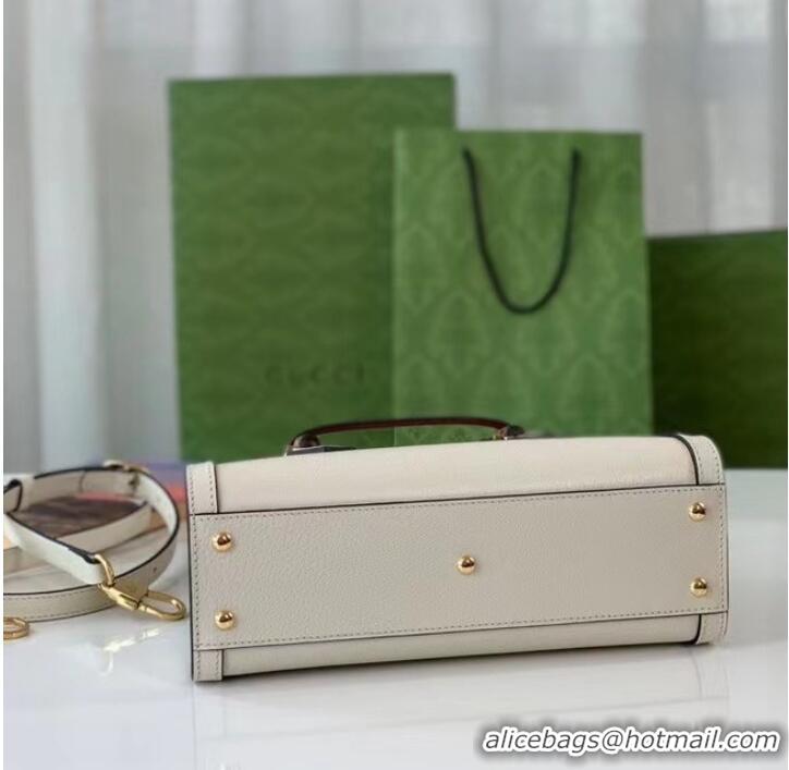 Famous Brand GUCCI DIANA SMALL SHOULDER BAG 735153 White