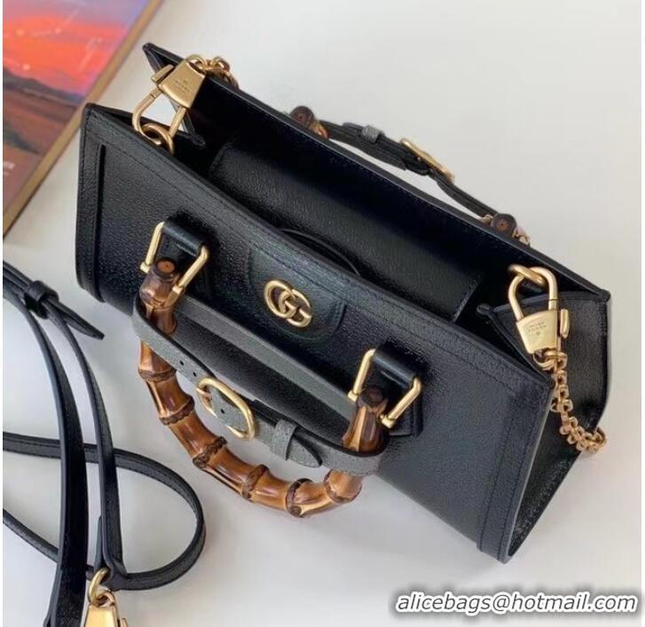 Good Product GUCCI DIANA SMALL SHOULDER BAG 735153 Black