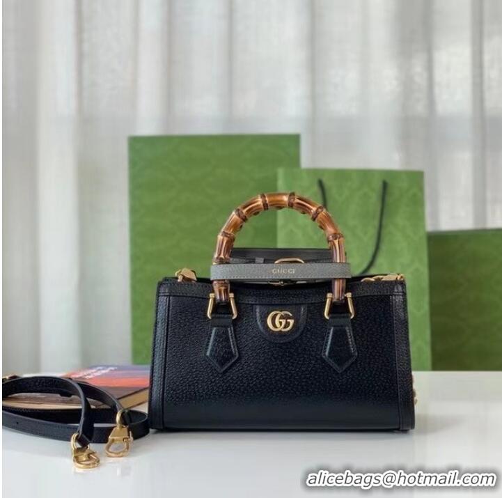 Good Product GUCCI DIANA SMALL SHOULDER BAG 735153 Black