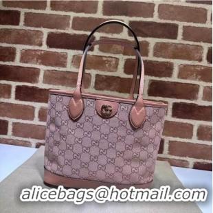 Promotional GUCCI OPHIDIA SMALL TOTE BAG 742102 pink