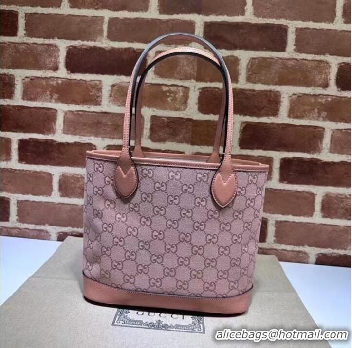 Promotional GUCCI OPHIDIA SMALL TOTE BAG 742102 pink