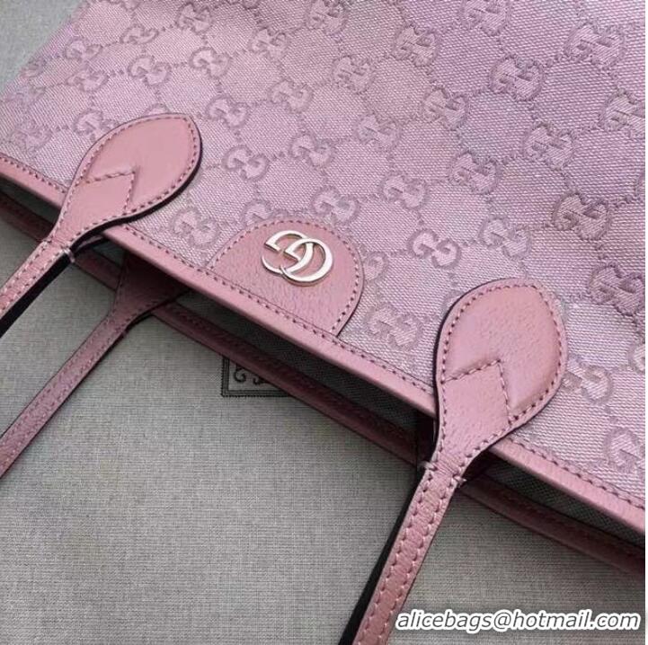 Promotional GUCCI OPHIDIA SMALL TOTE BAG 742102 pink