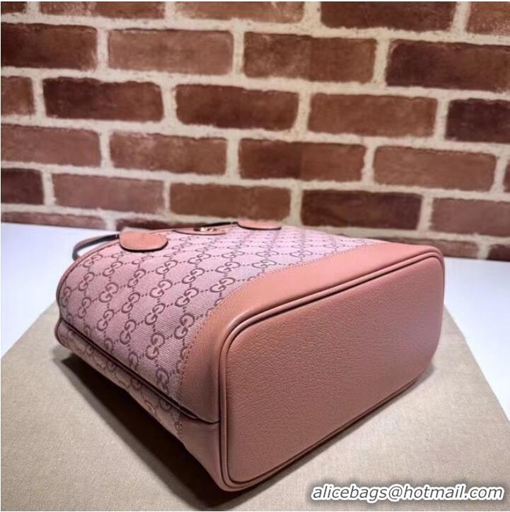 Promotional GUCCI OPHIDIA SMALL TOTE BAG 742102 pink