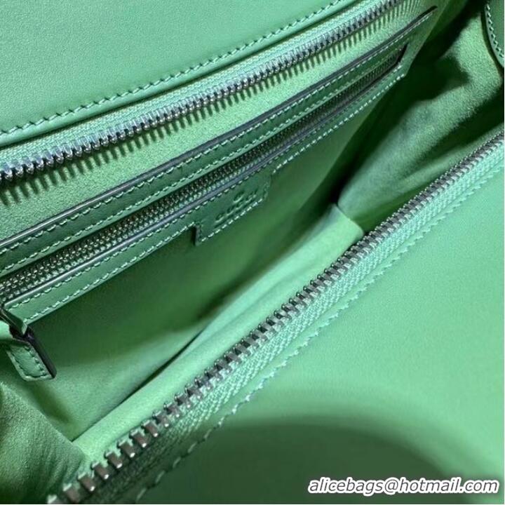 Famous Brand GUCCI PETITE GG SMALL TOTE BAG 745918 Light green