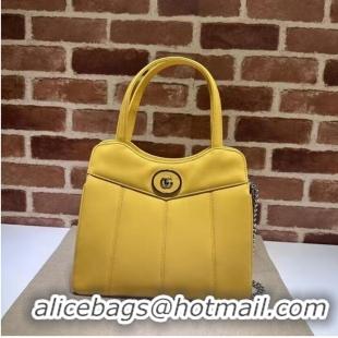 Best Price GUCCI PETITE GG SMALL TOTE BAG 745918 Yellow